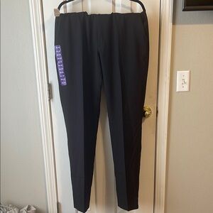 Haggar Gray Performance Comfort Trousers